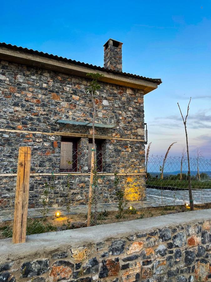 Modern Stone Villas With Swimming Pool Aliveri Exterior foto